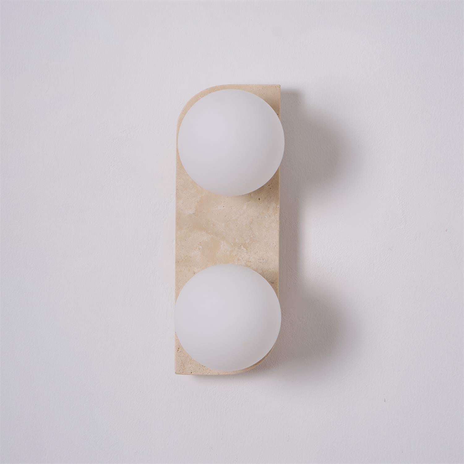 Alsilis Minimalist Travertine Wall Light - Letslighting