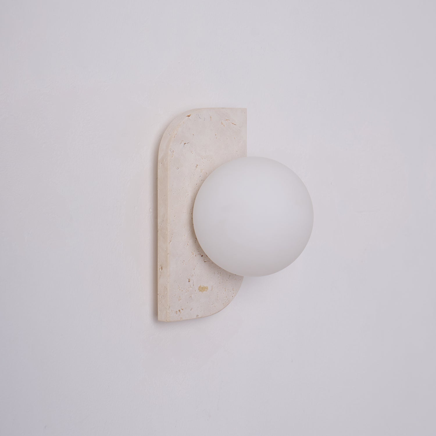 Alsilis Minimalist Travertine Wall Light - Letslighting