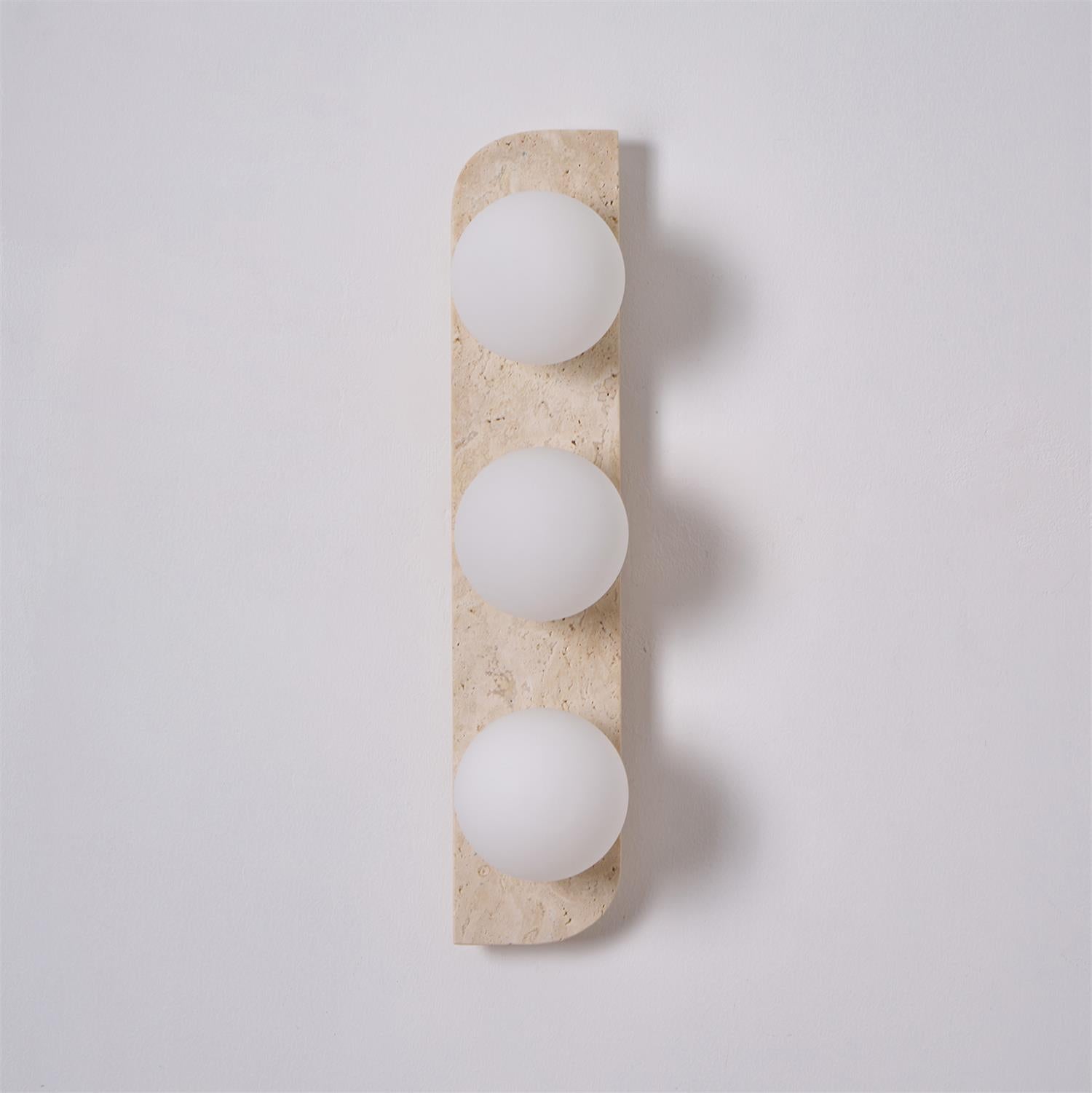 Alsilis Minimalist Travertine Wall Light - Letslighting
