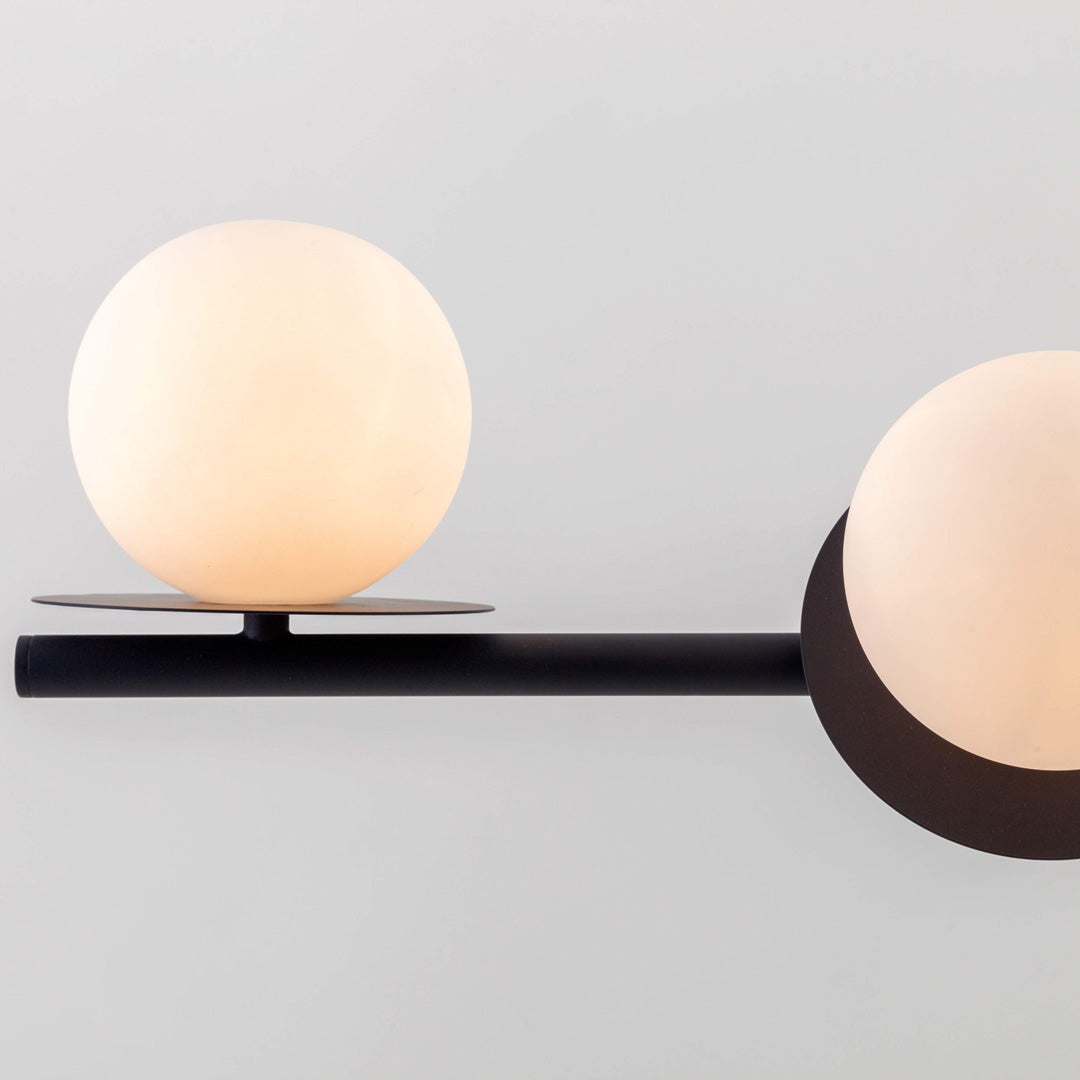 Evvararis Modern Minimalist Brass Glass Chandelier - Lamp Copper