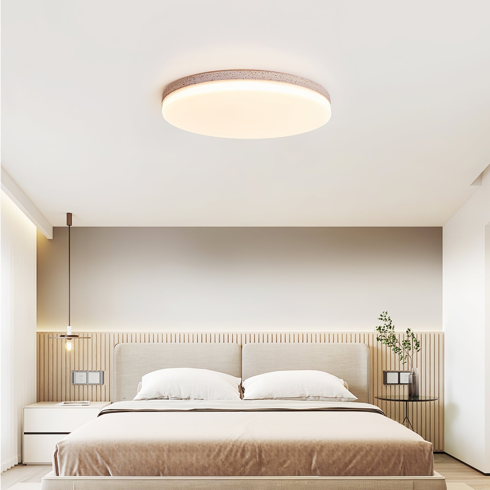 Orla Travertine Ceiling Light - Letslighting
