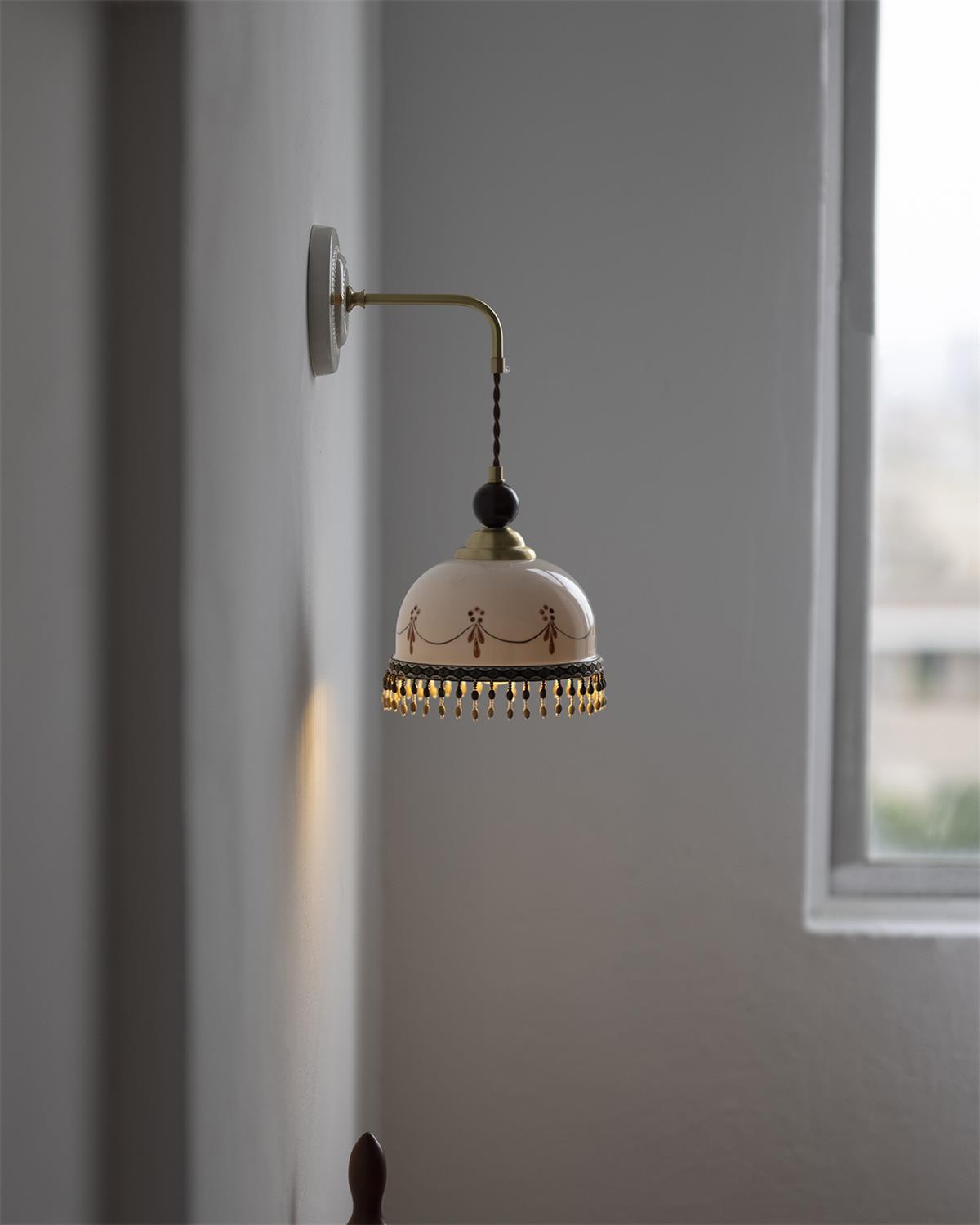 Noemi Wall Lamp Vintage Floral Elegance - Letslighting