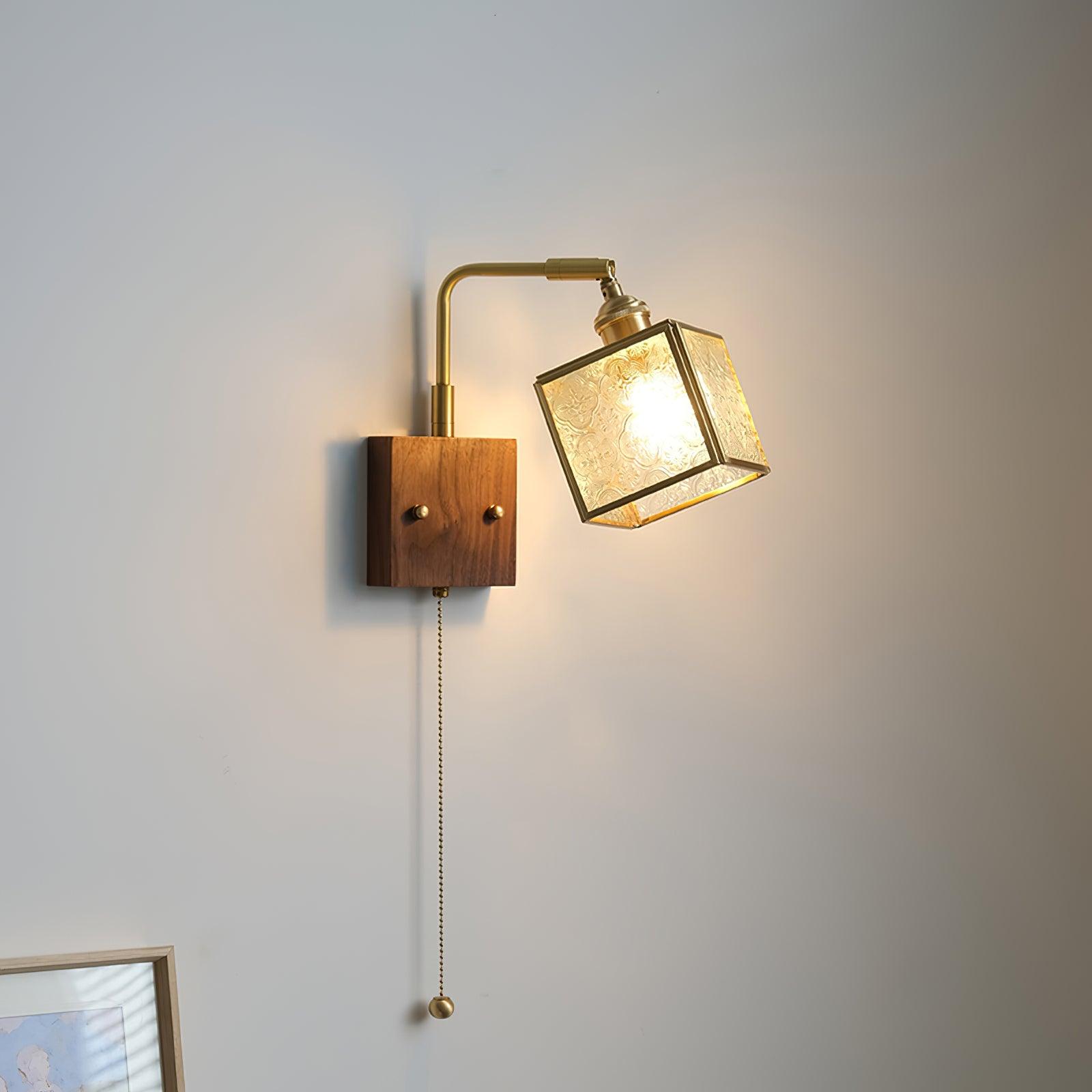 Noko Glass Wall Lamp Cube - Letslighting