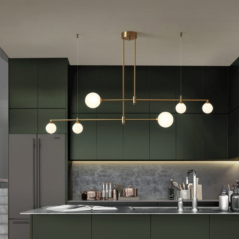 Valentina Suspension Luminaire LED Métal Doré