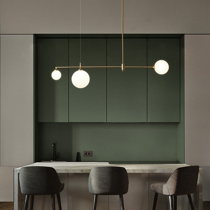 Valentina Suspension Luminaire LED Métal Doré