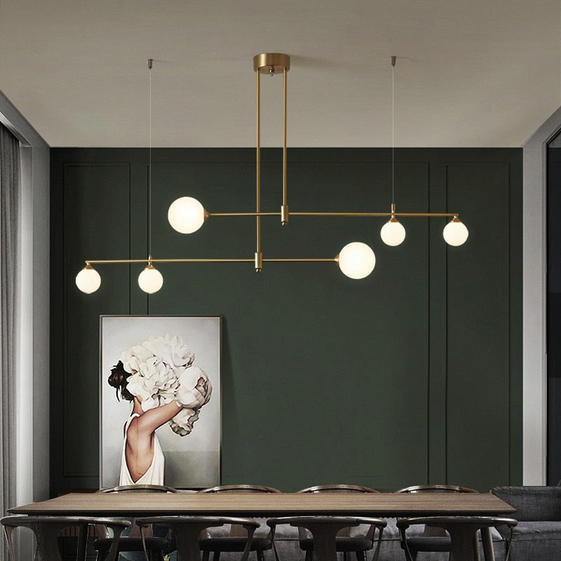 Valentina Suspension Luminaire LED Métal Doré