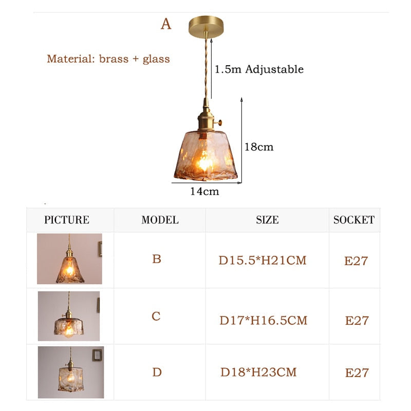 Valentina Suspension Géométrique Vintage Verre, Laiton, Salon