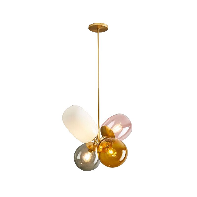 Valentina Lampe Pendante Créative en Verre Ballon Colorée