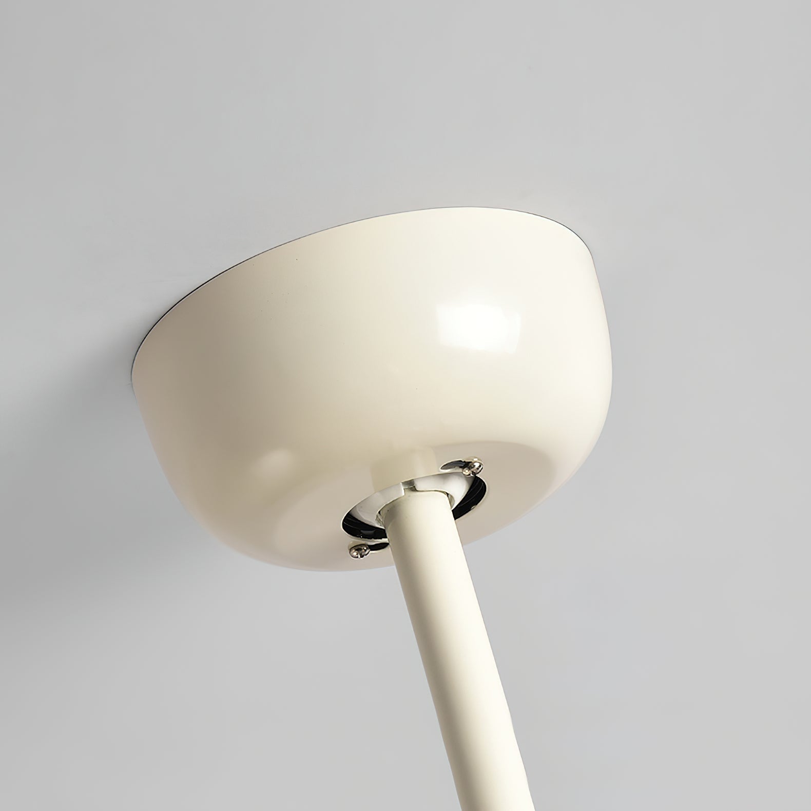 Velaee Nordic Macaron Metal Ceiling Fan Light - Lamp Copper