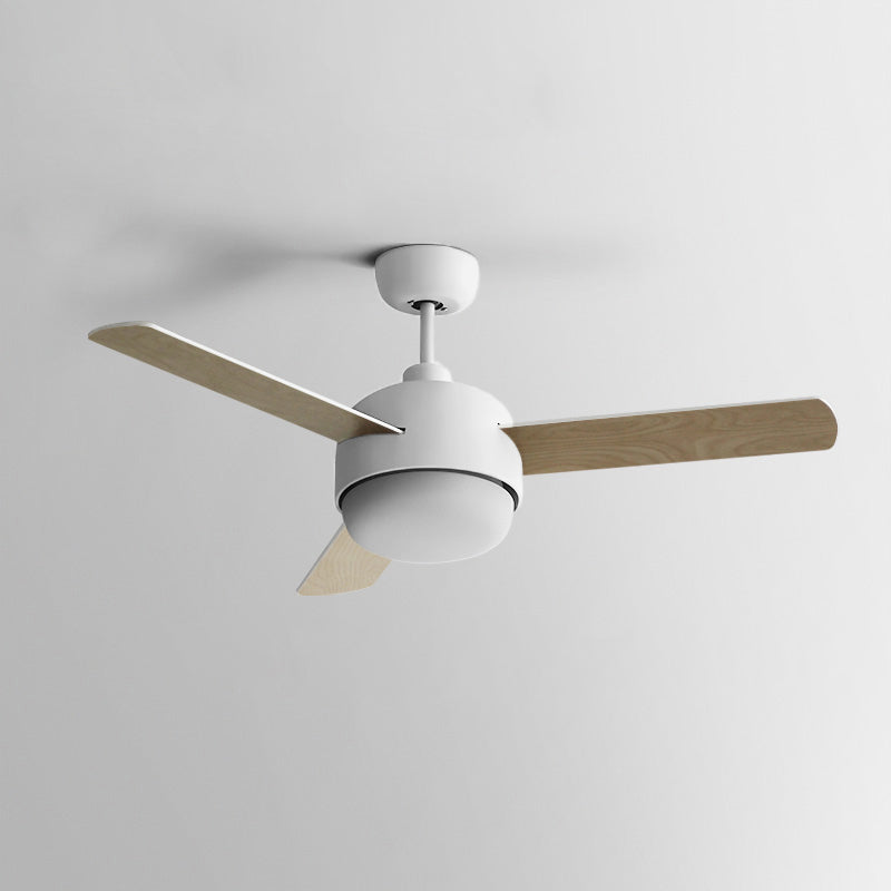 Velaee Nordic Macaron Metal Ceiling Fan Light - Lamp Copper