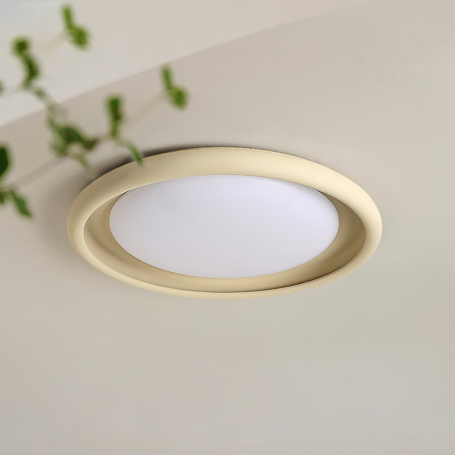 Nuria Ceiling Lamp Round Silhouette Minimalist Ambient - Letslighting