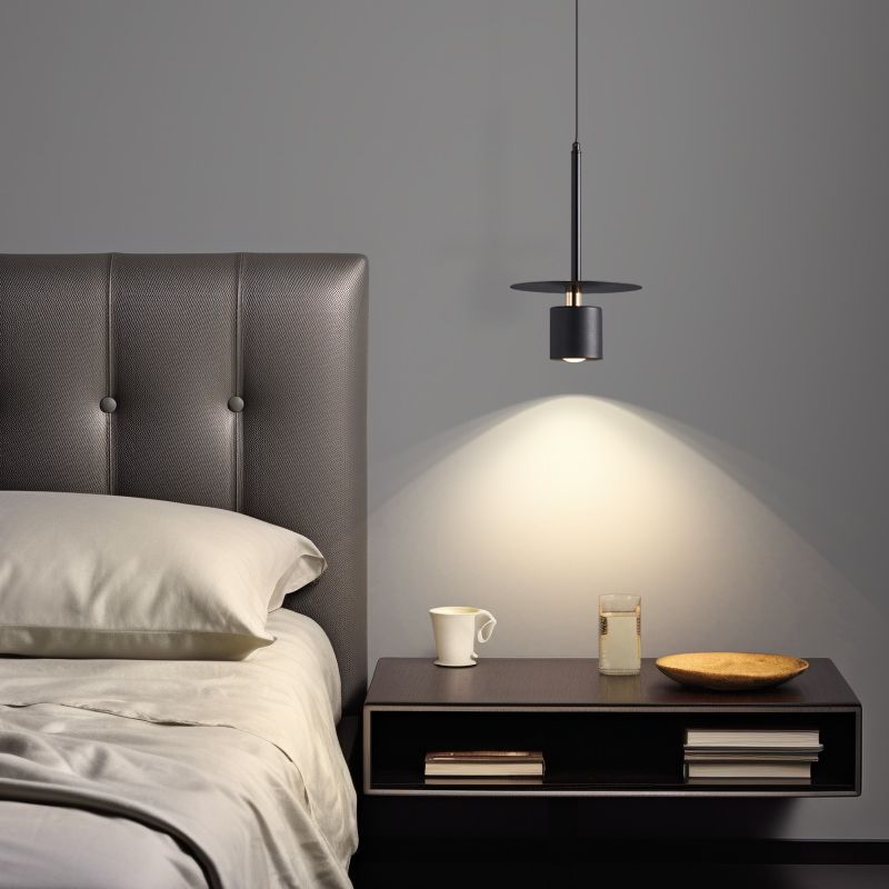Valentina Industrie LED Suspension Métal Chambre à coucher/salle à manger
