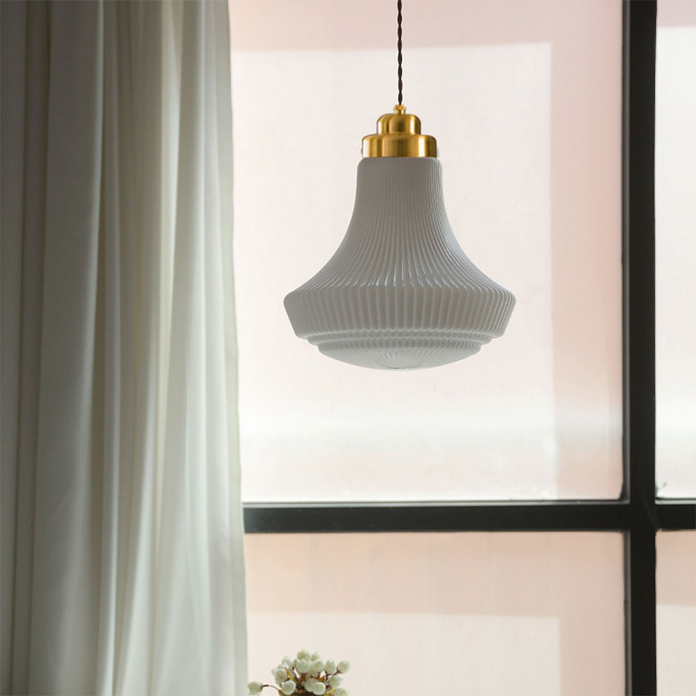 Valentina Suspension Rétro Métal Verre Salle à Manger Chambre à Coucher Salon