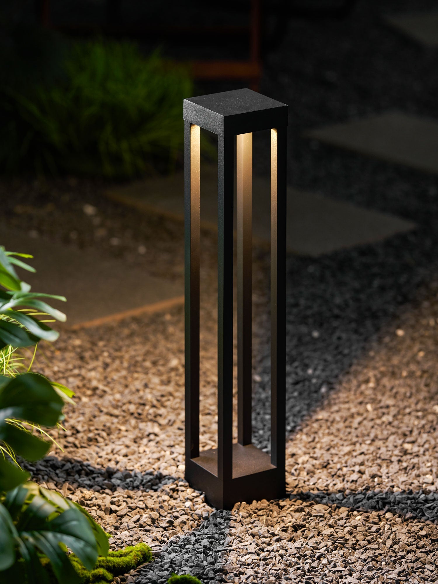 Obsidian Post Moderne Minimaliste Aluminium Lumière Extérieure