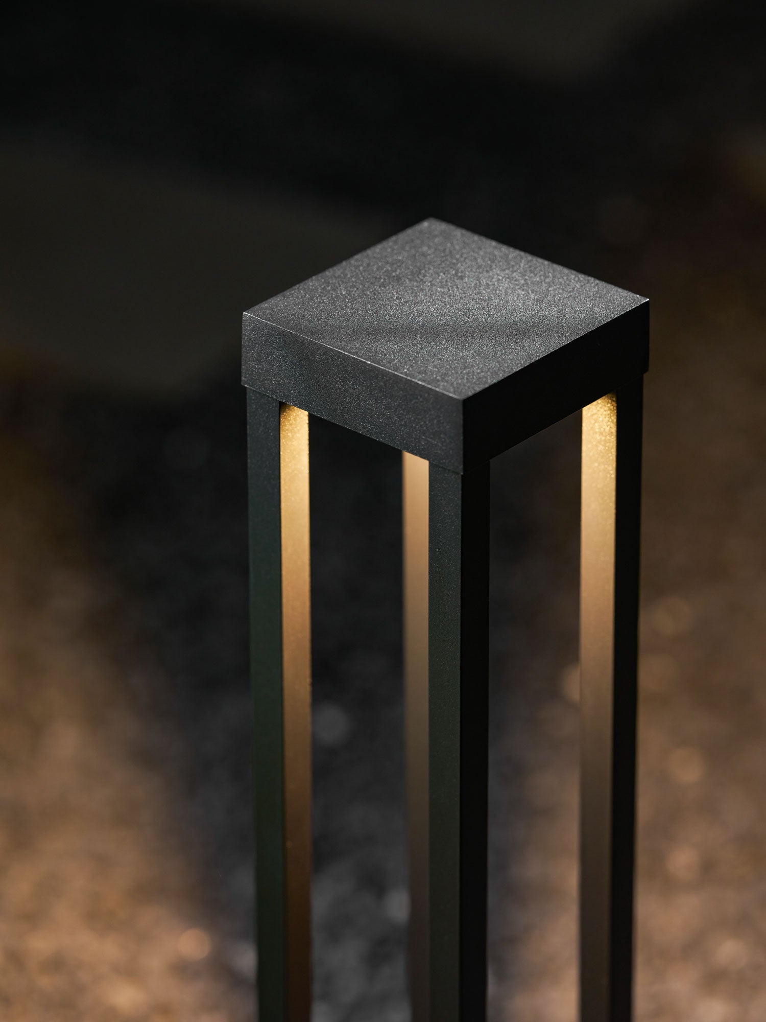 Obsidian Post Moderne Minimaliste Aluminium Lumière Extérieure