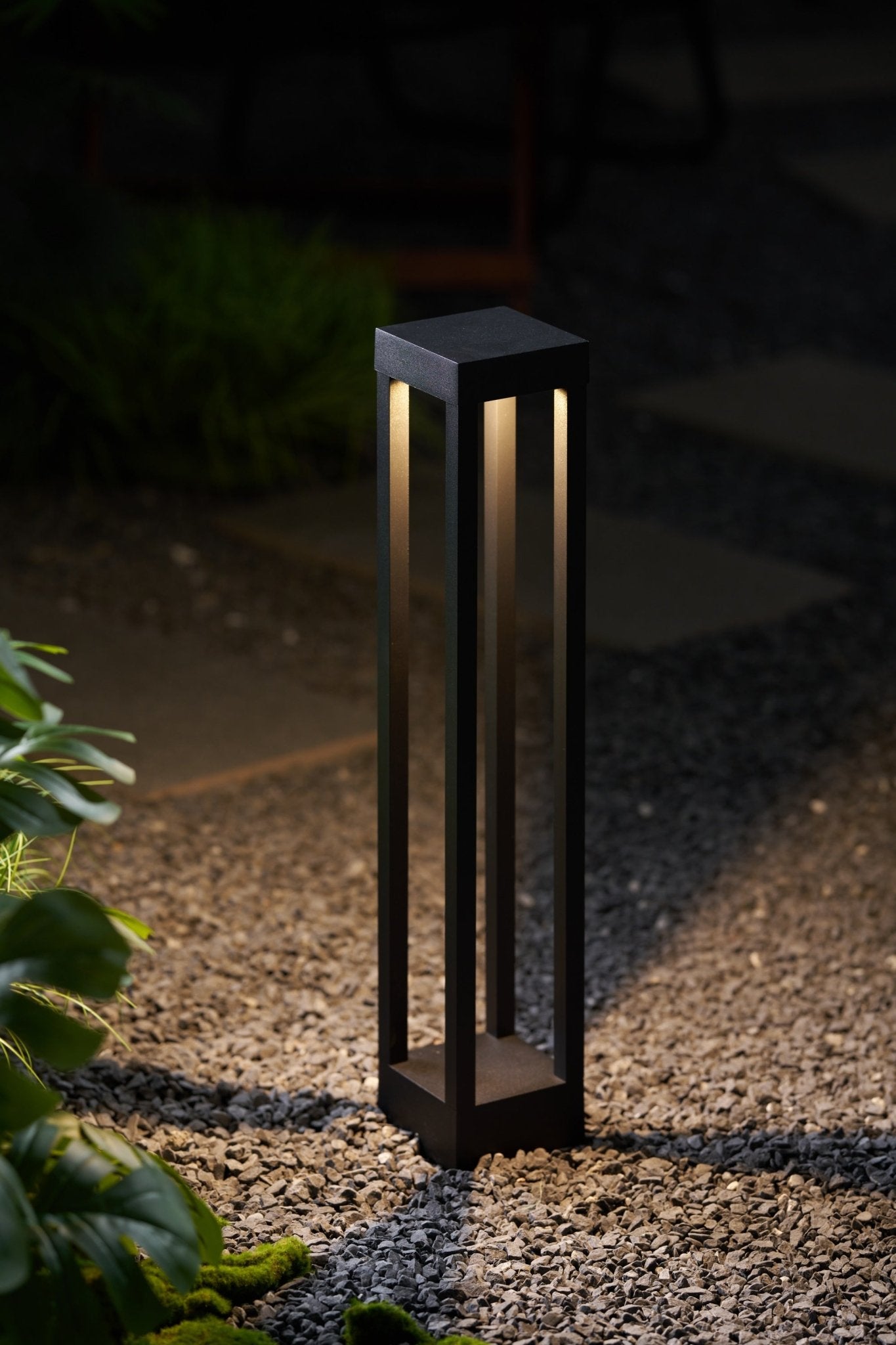 Obsidian Post Moderne Minimaliste Aluminium Lumière Extérieure