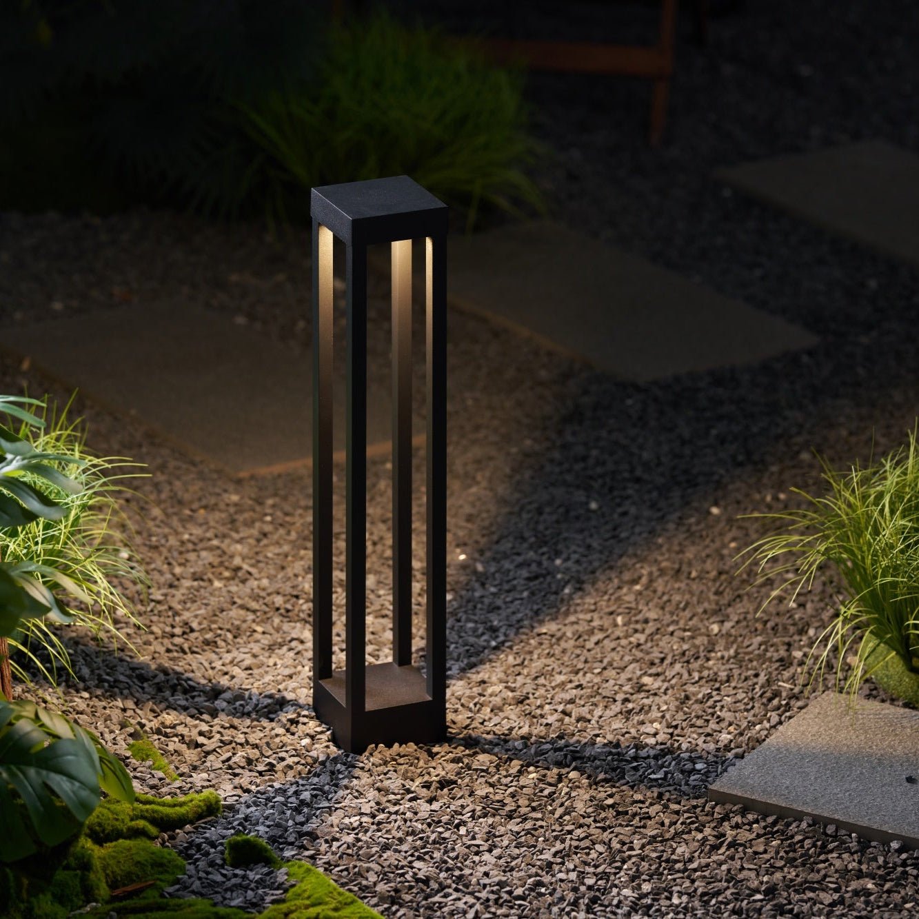 Obsidian Post Moderne Minimaliste Aluminium Lumière Extérieure