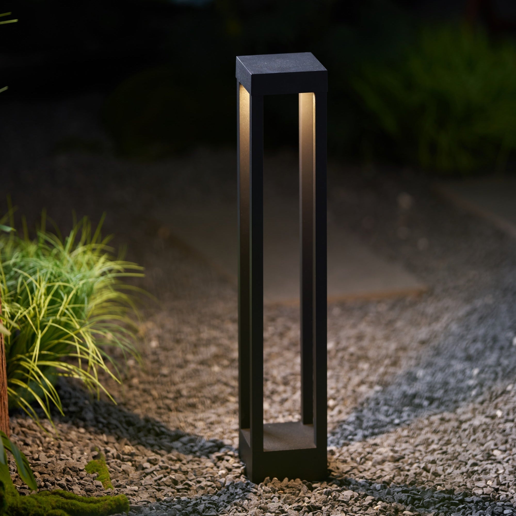 Obsidian Post Moderne Minimaliste Aluminium Lumière Extérieure