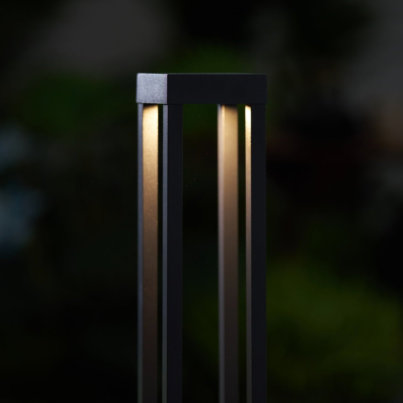 Obsidian Post Moderne Minimaliste Aluminium Lumière Extérieure