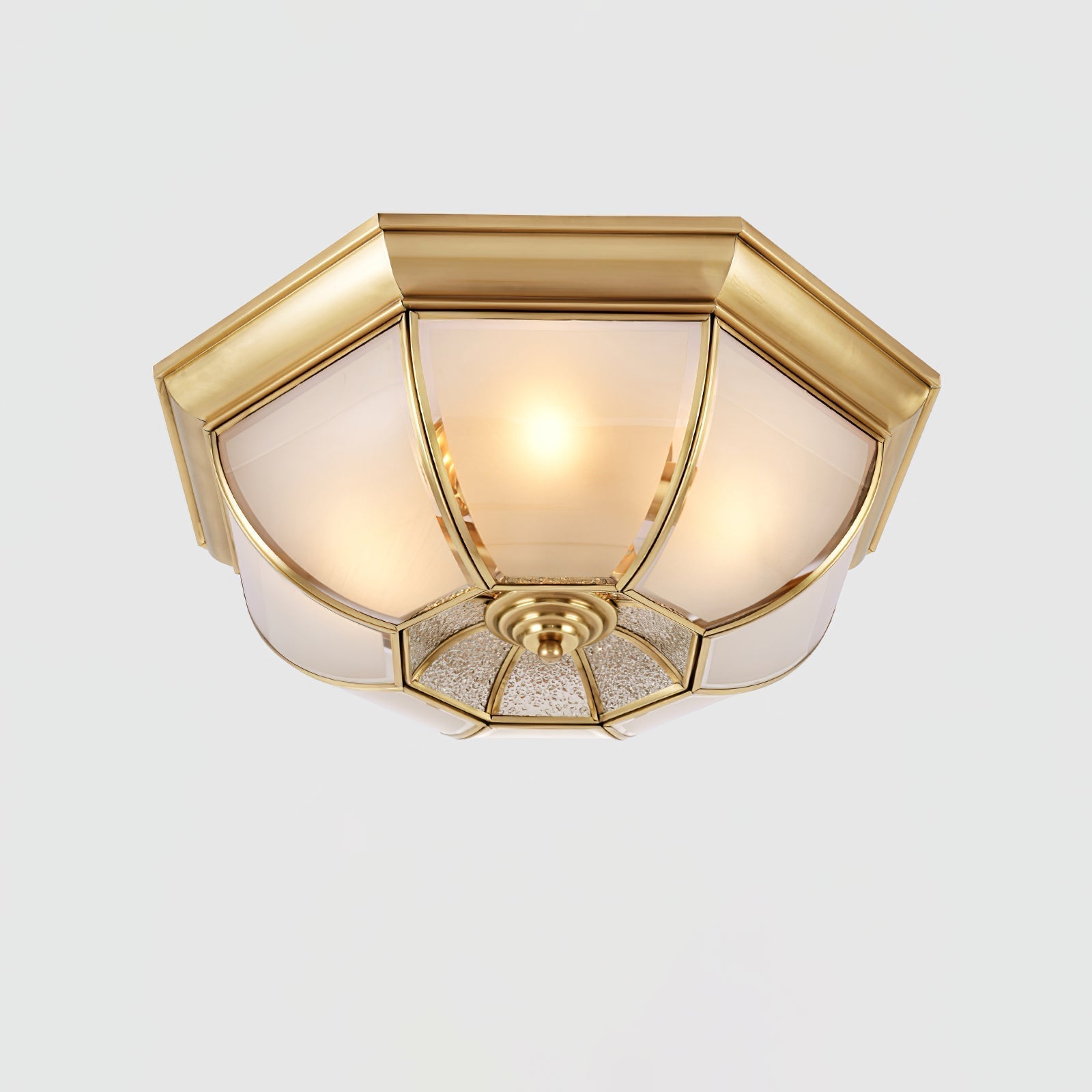 Bowl Shaped Brass Ceiling Lamp - Blowlighting