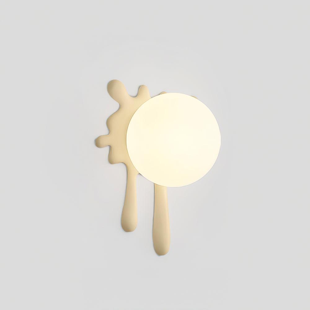Wall Lamp Abstract Resin Splash Globe Light Playful Artistic - Letslighting