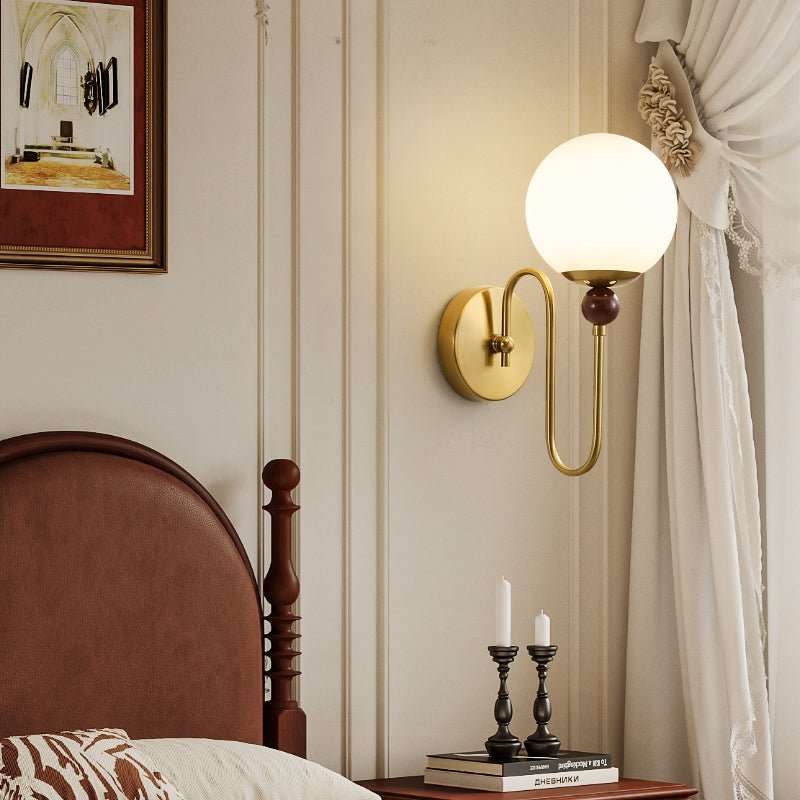 Odette Moderne Minimaliste Bois Métal Applique Murale