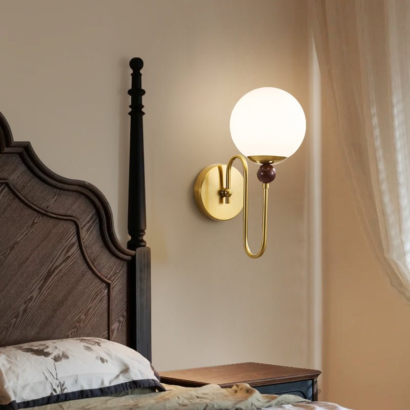 Odette Moderne Minimaliste Bois Métal Applique Murale