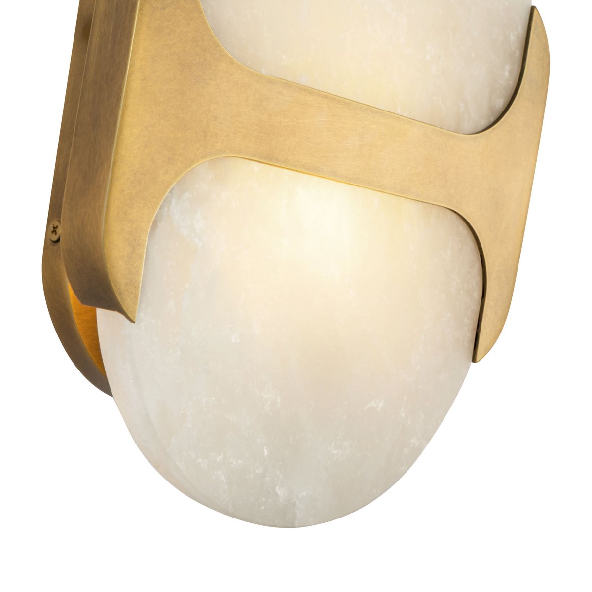 Ulthaora Double Globe Alabaster Wall Ligh - Letslighting