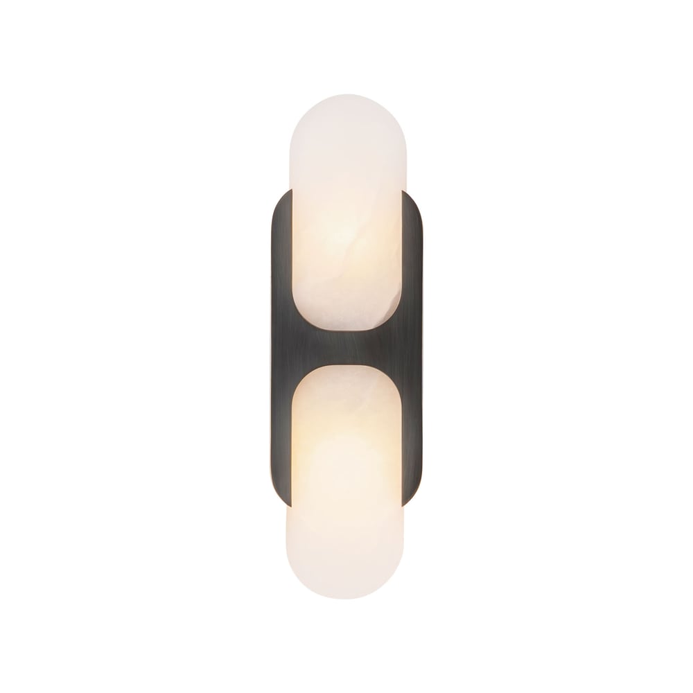 Ulthaora Double Globe Alabaster Wall Ligh - Letslighting