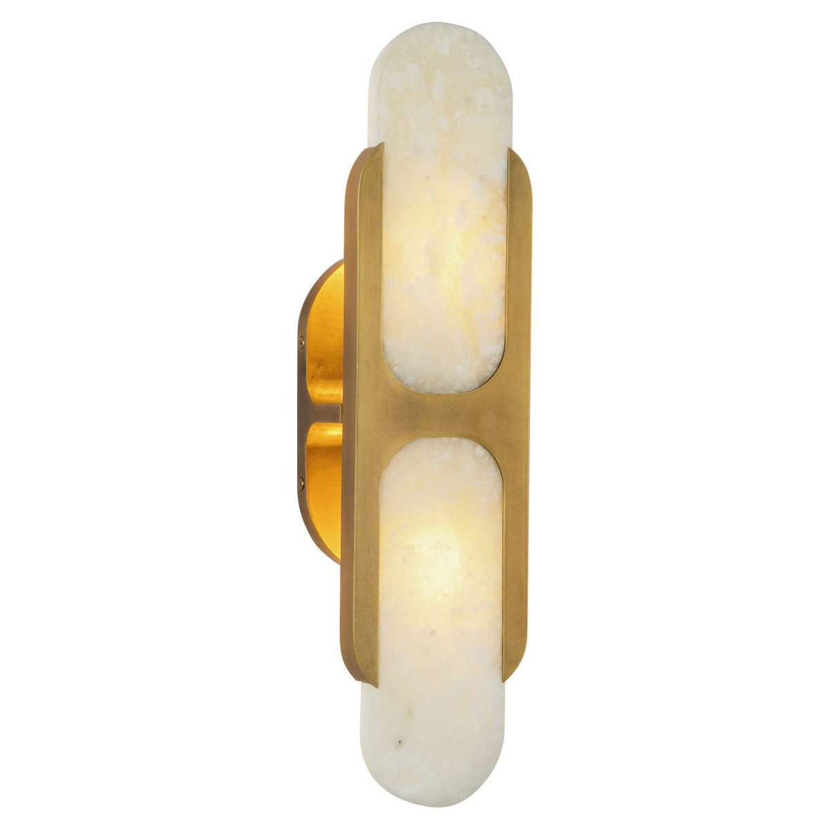 Ulthaora Double Globe Alabaster Wall Ligh - Letslighting