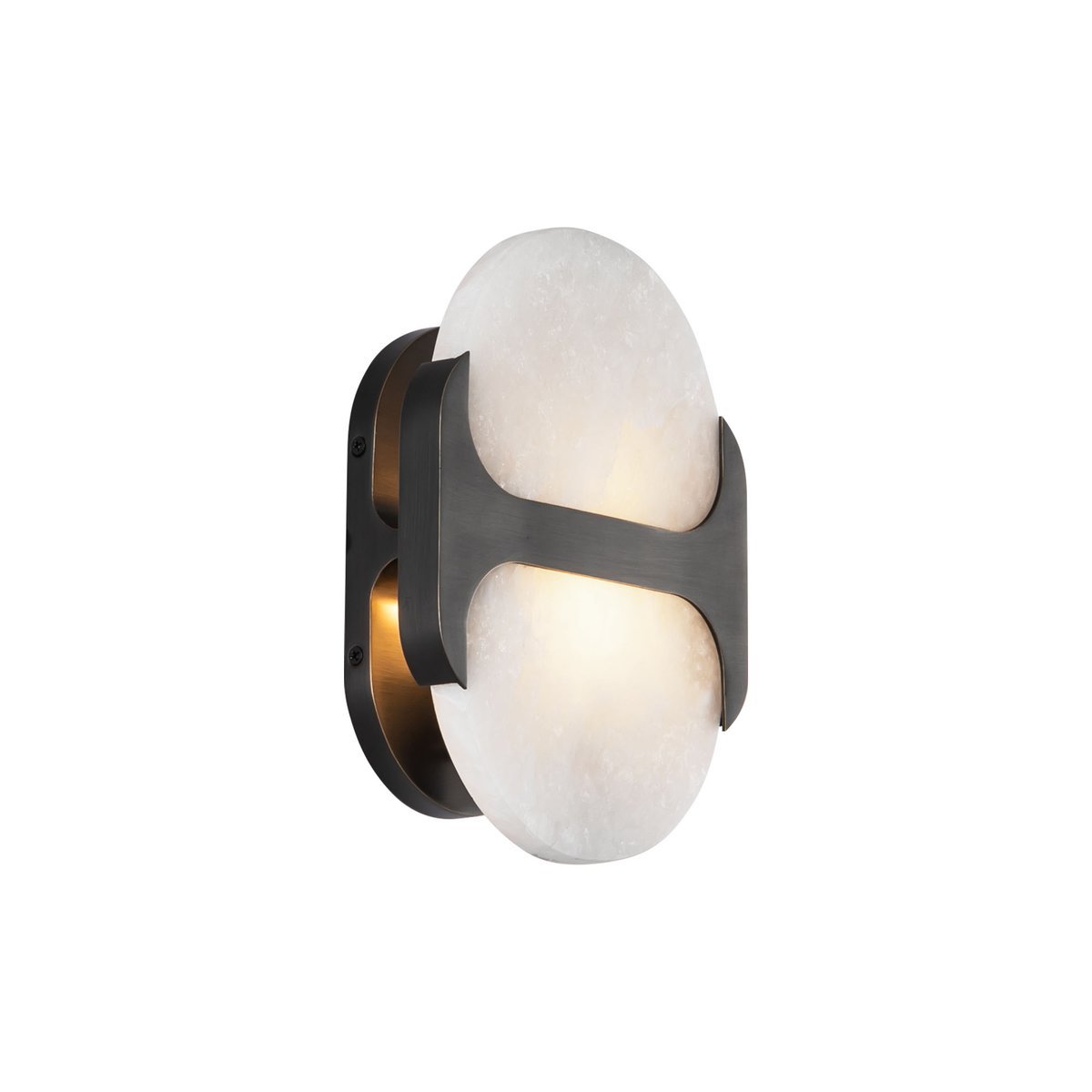 Ulthaora Double Globe Alabaster Wall Ligh - Letslighting