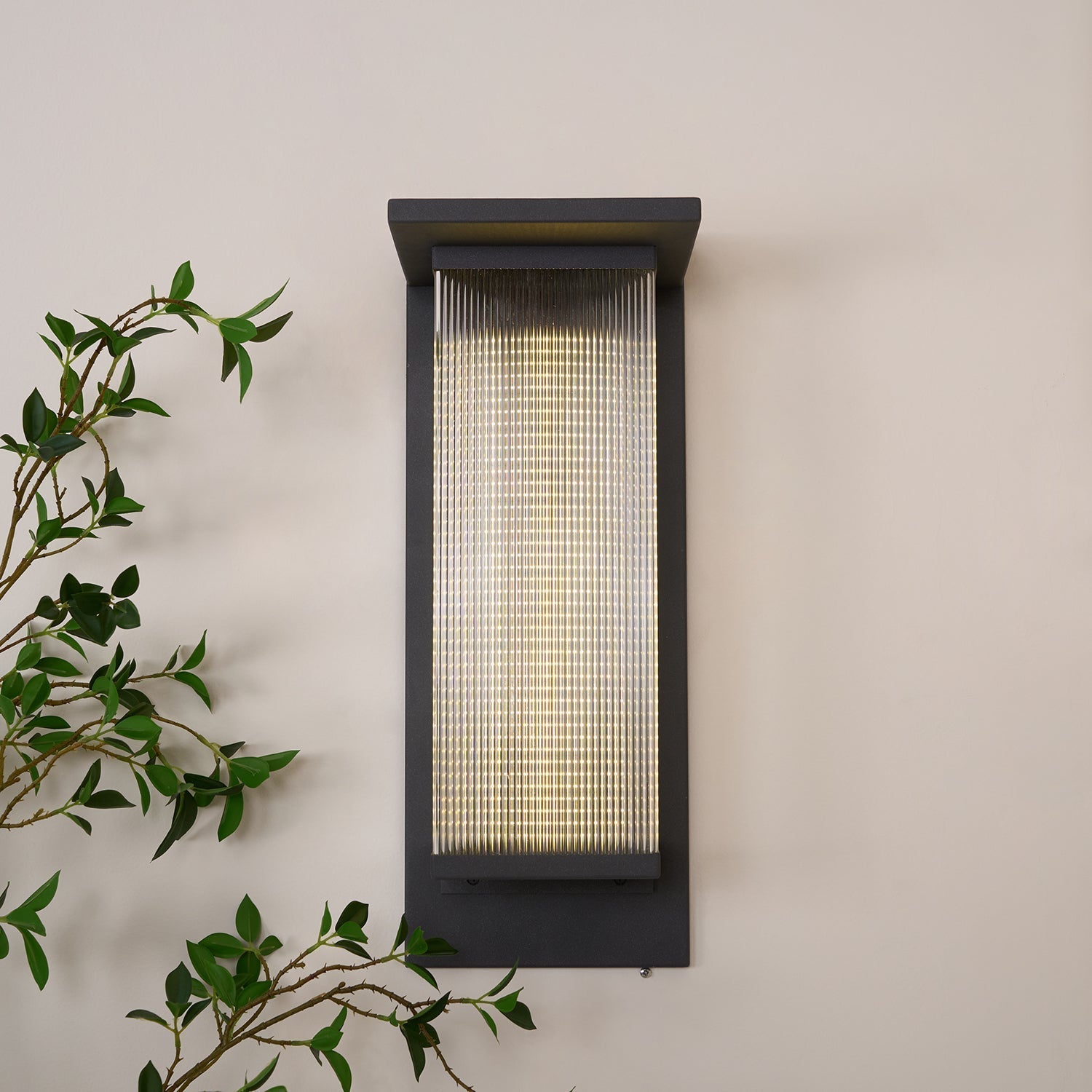 Oleron Box Outdoor Solar Wall Lamp - Blowlighting
