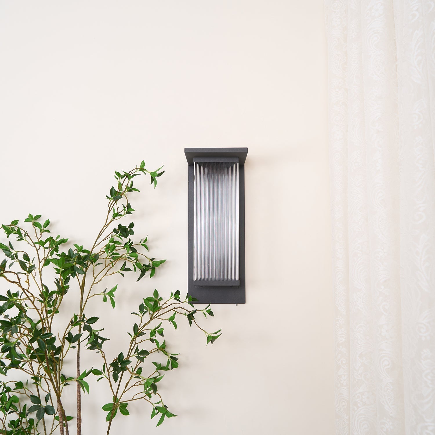 Oleron Box Outdoor Solar Wall Lamp - Blowlighting