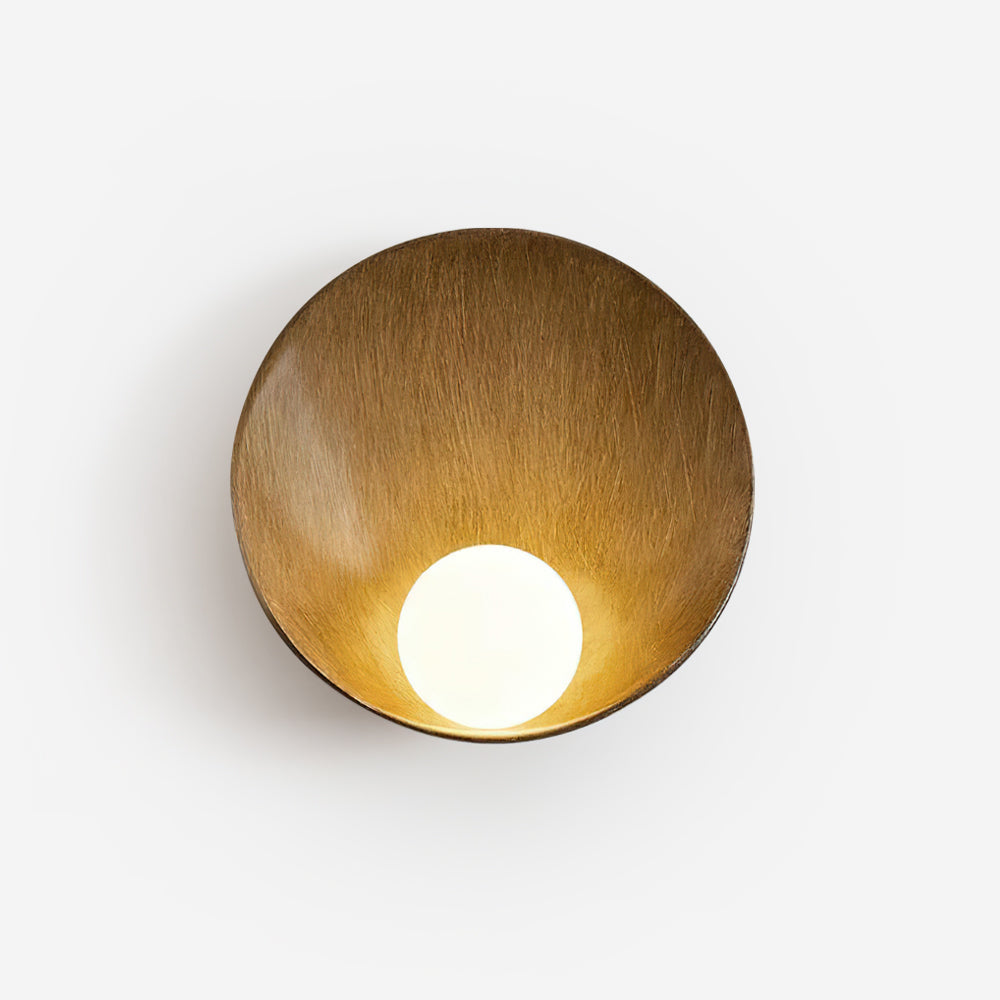 Wall Light Resin Cup Shade Accent Minimalist Cozy - Letslighting