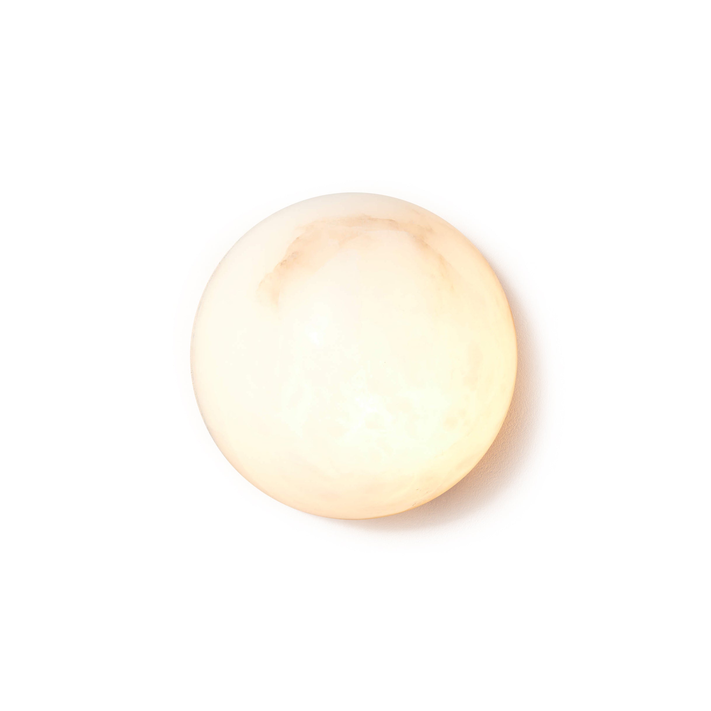 Nyraean Modern Minimalist Alabaster Wall Lamp - Lamp Copper
