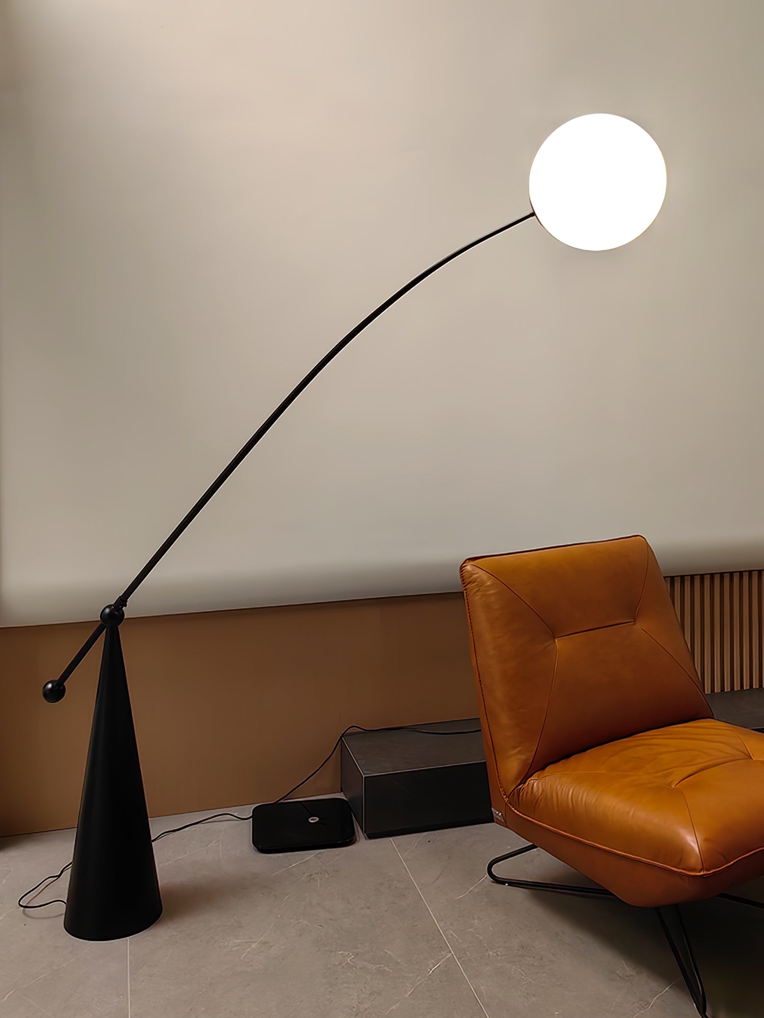 Opal Arc Floor Lamp - Blowlighting
