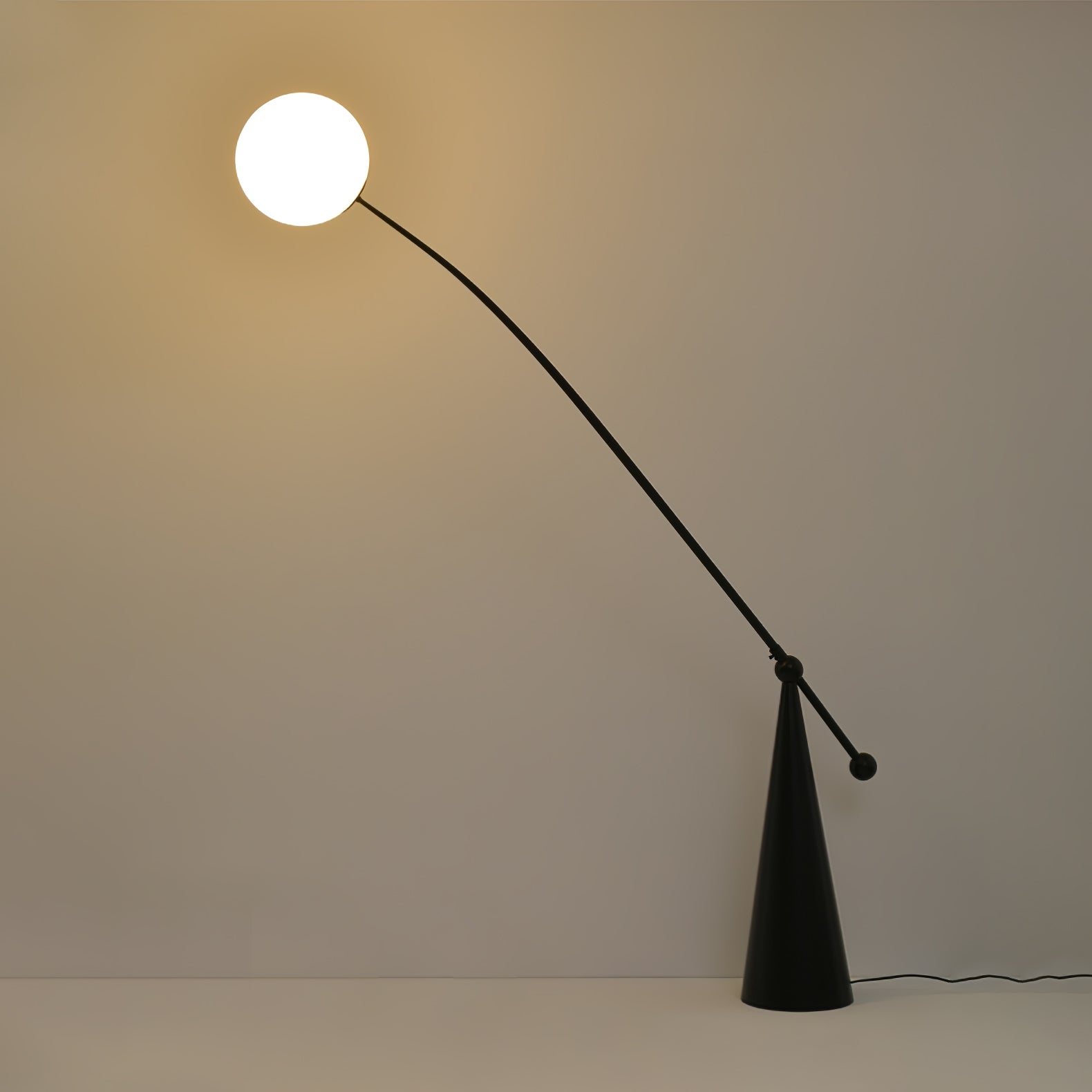 Opal Arc Floor Lamp - Blowlighting