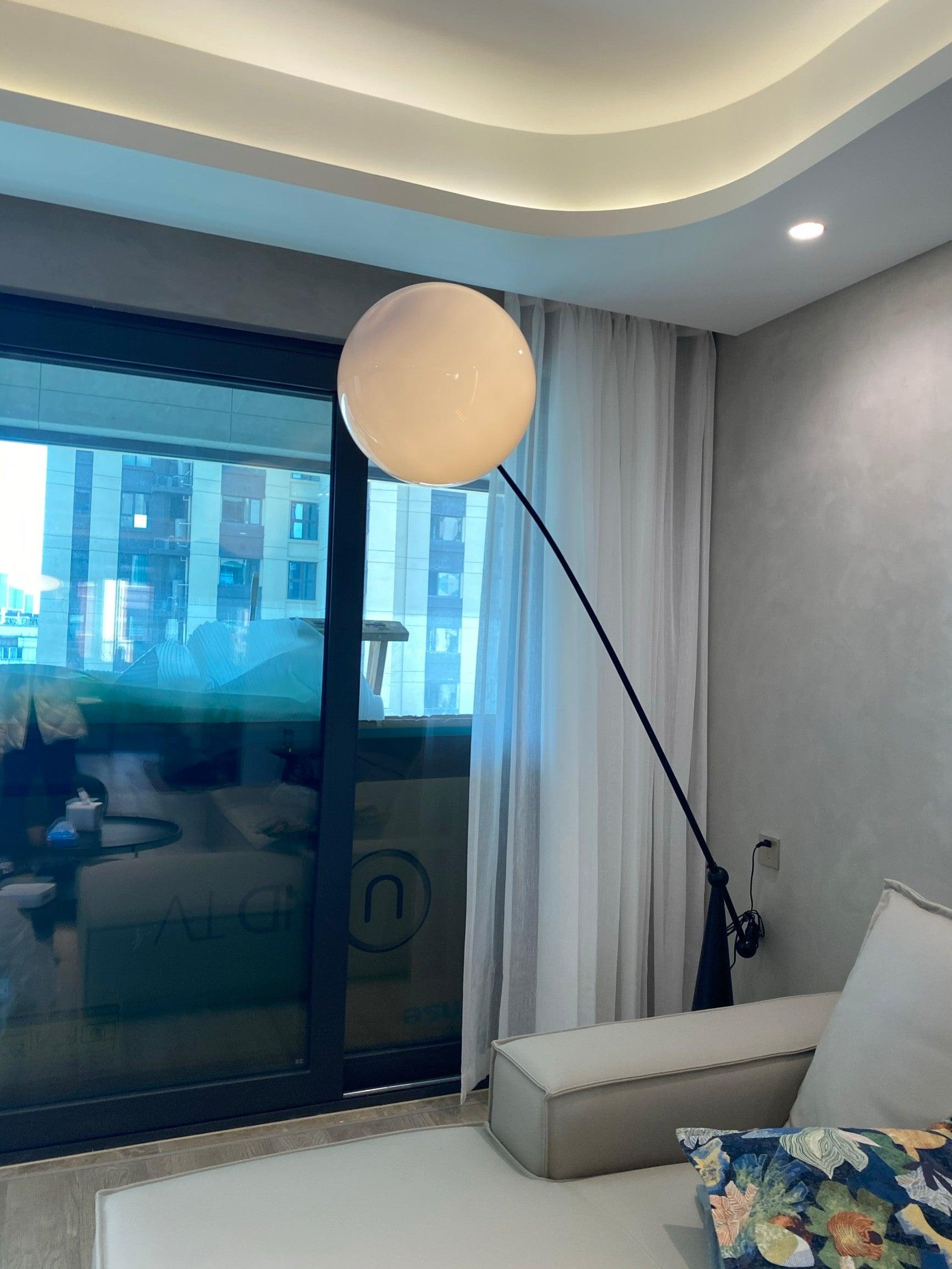 Opal Arc Floor Lamp - Blowlighting