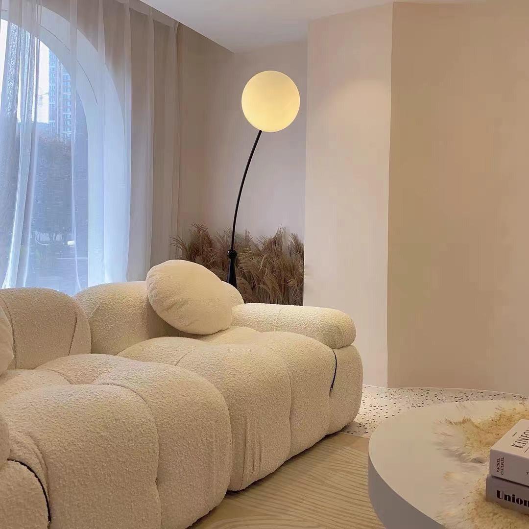 Opal Arc Floor Lamp - Blowlighting