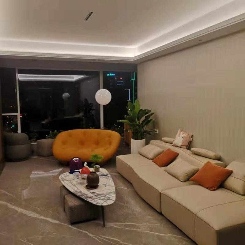 Opal Arc Floor Lamp - Blowlighting