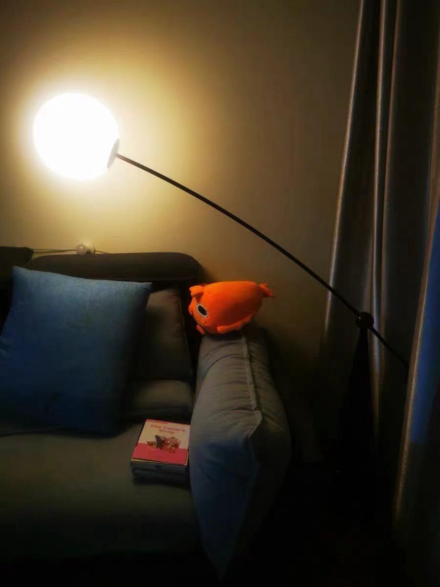 Opal Arc Floor Lamp - Blowlighting