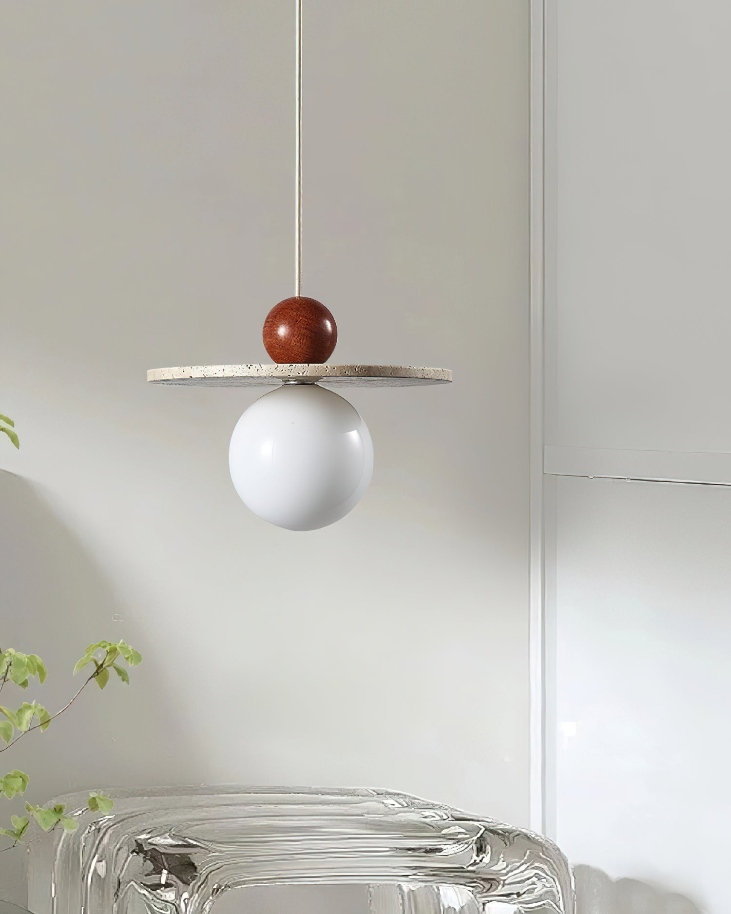 Marcio Pendant Light Travertine - Letslighting