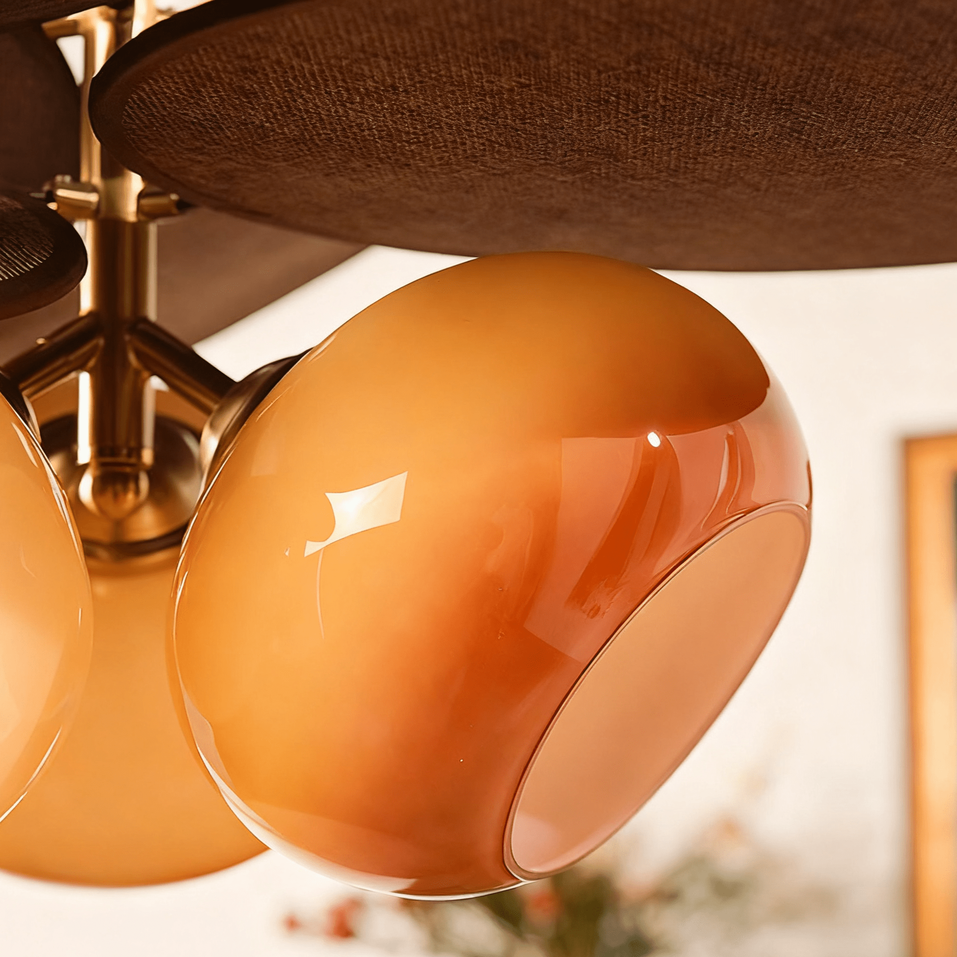 Orabel Lustre Élégant Moderne Ember