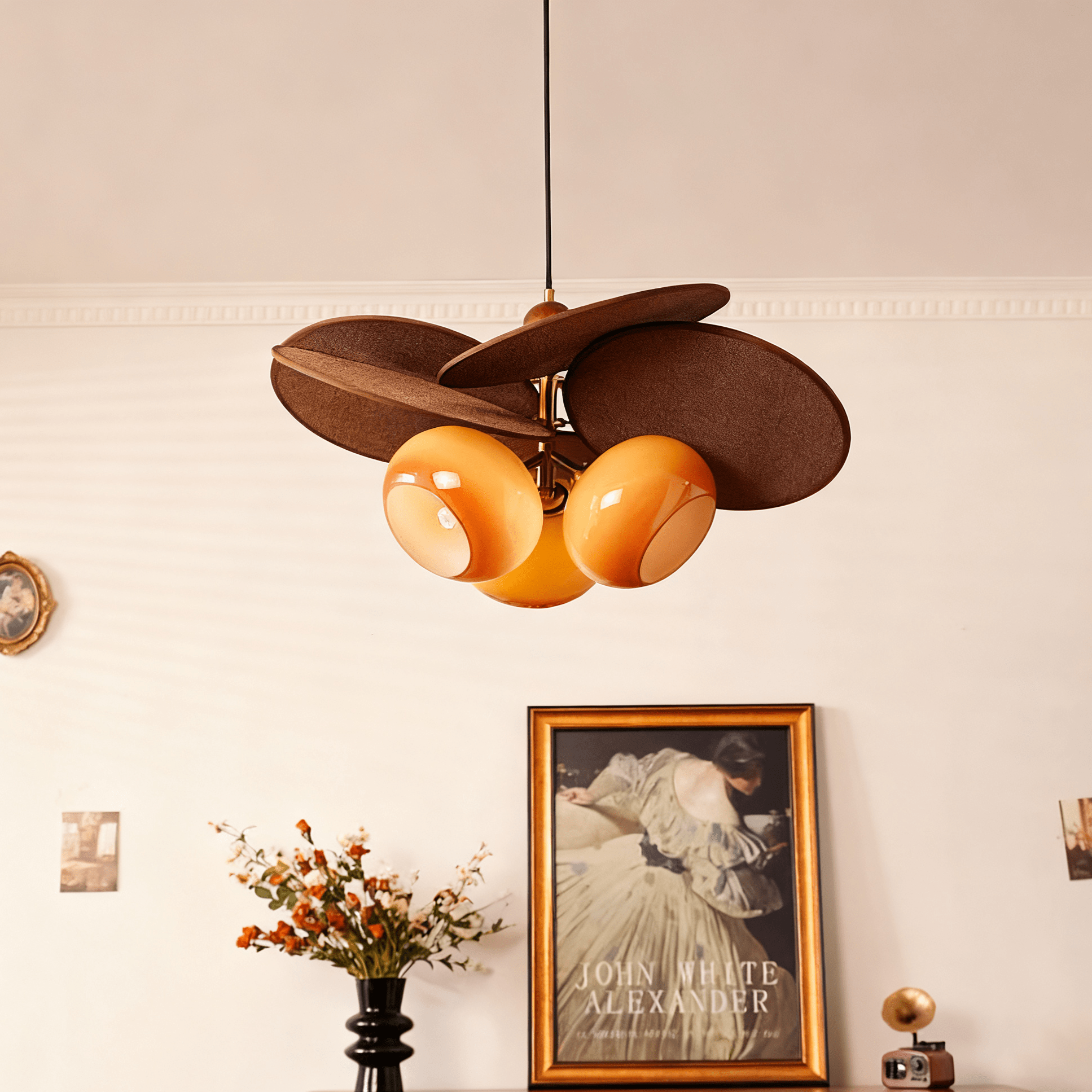 Orabel Lustre Élégant Moderne Ember