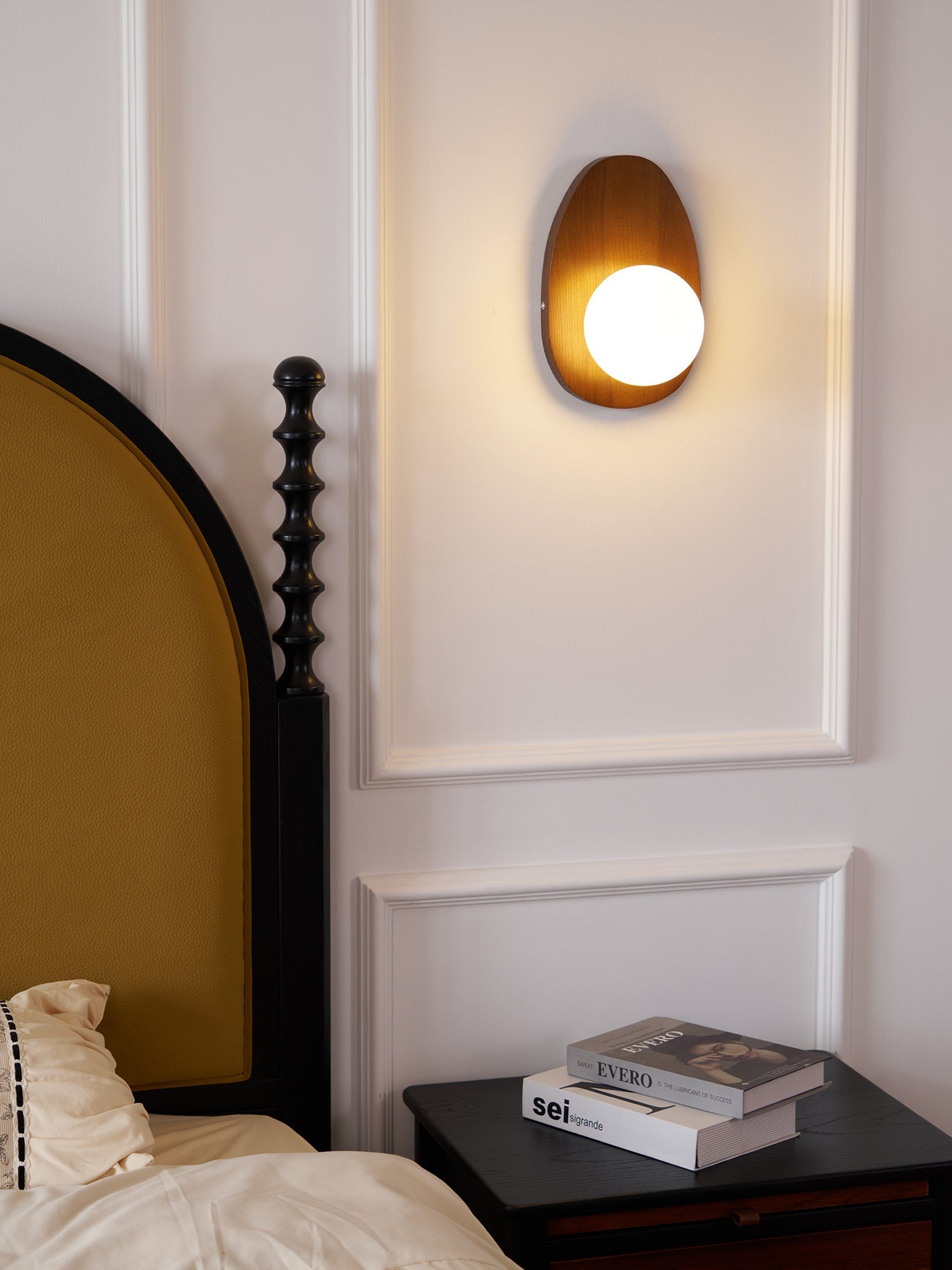 Orba Walnut Wall Lamp - Blowlighting