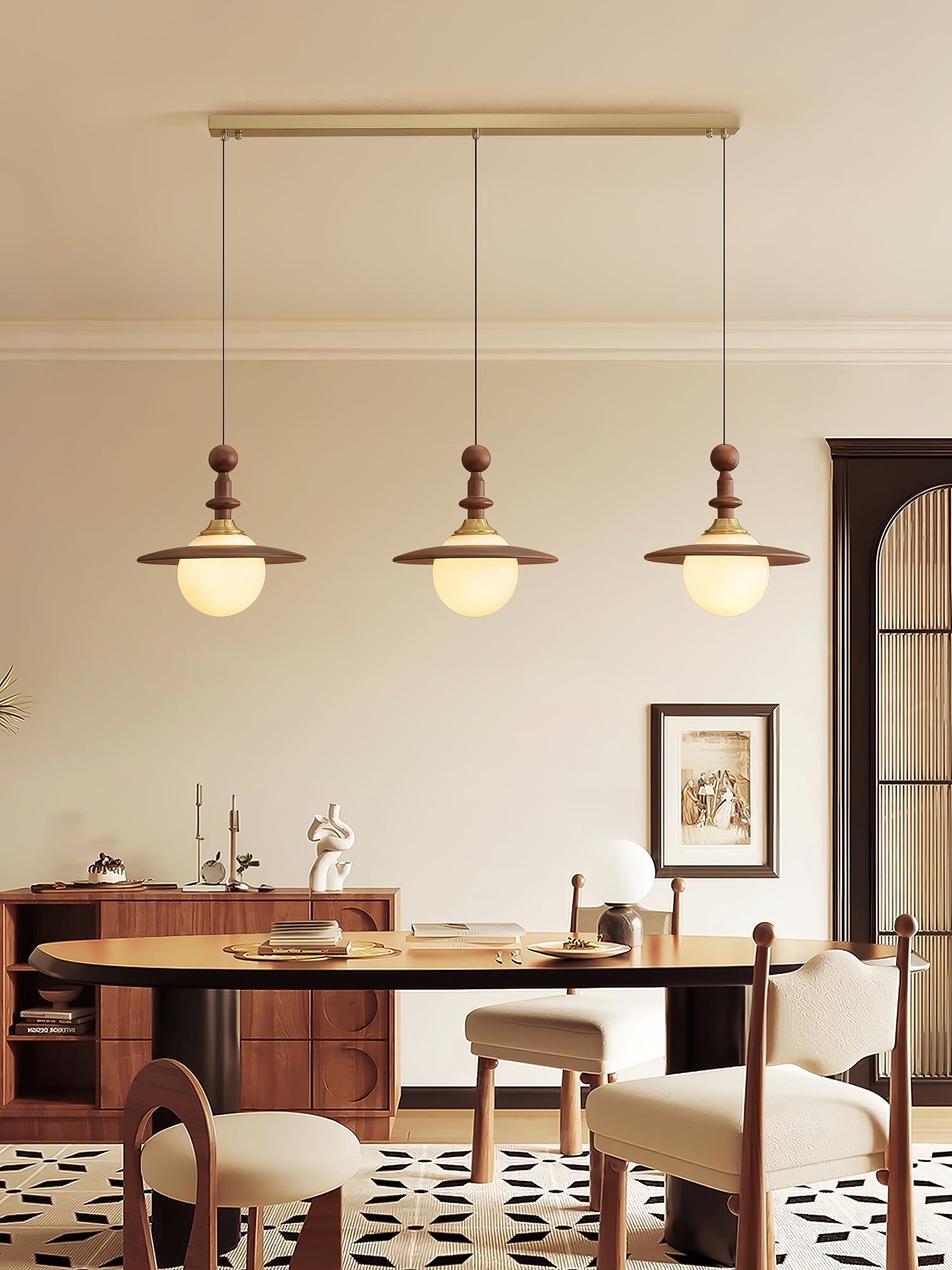 Orben Suspension Vintage Élégante en Globe