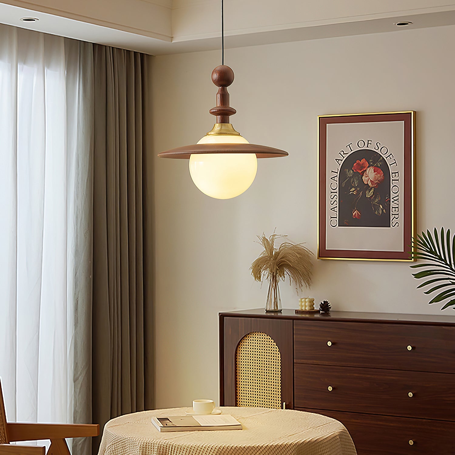 Orben Suspension Vintage Élégante en Globe