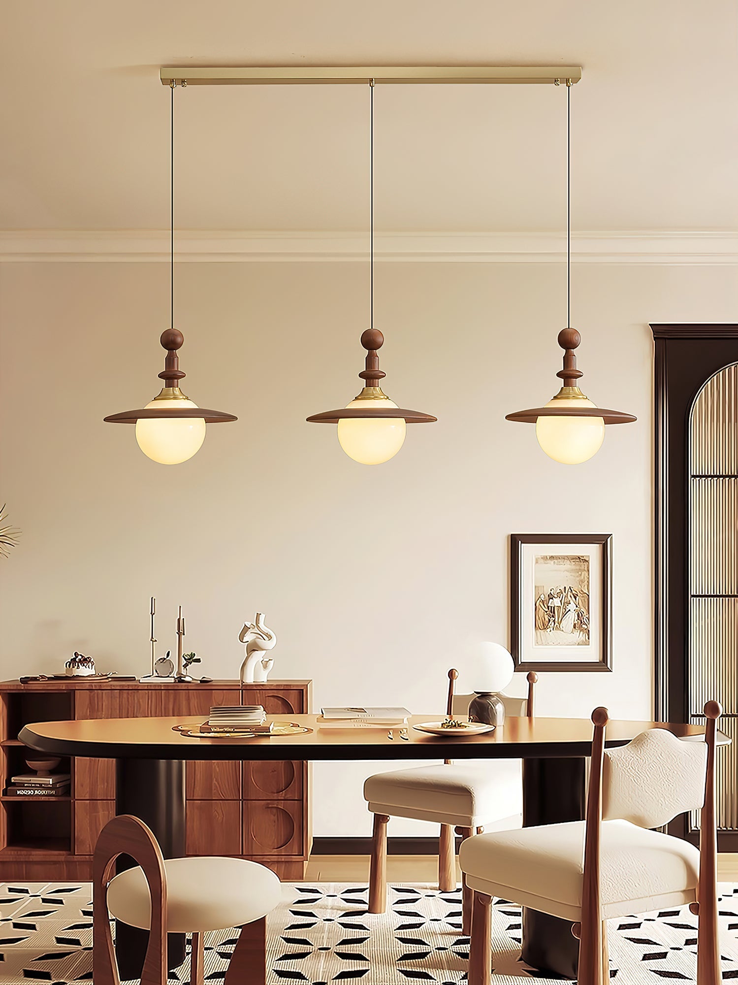 Orben Suspension Vintage Élégante en Globe