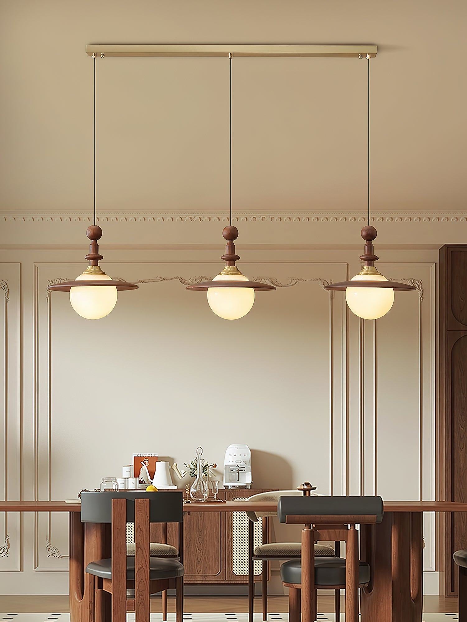 Orben Suspension Vintage Élégante en Globe