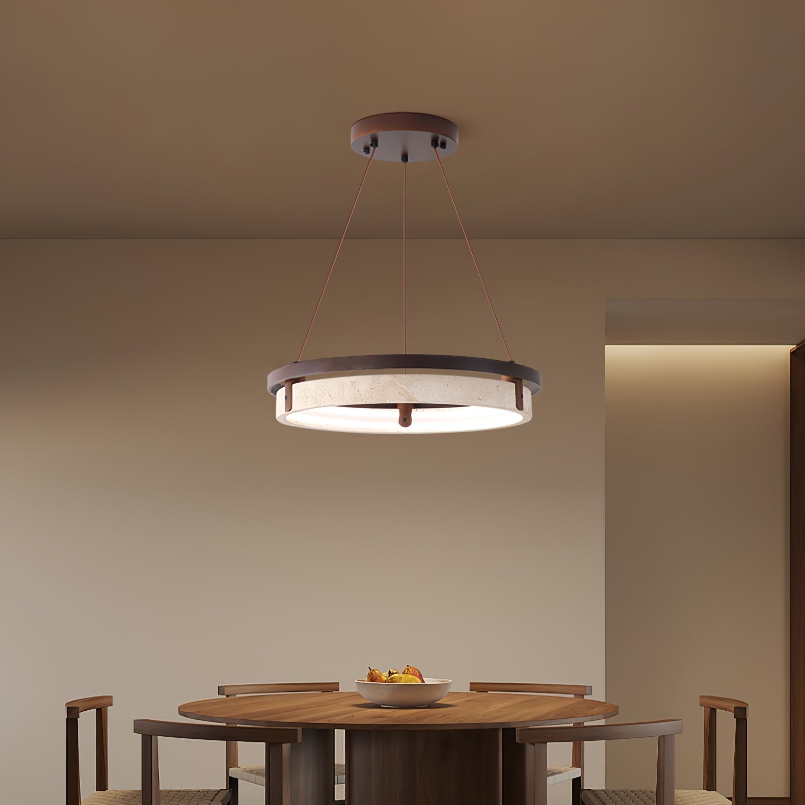 Veraearae Travertine Pendant Light - Letslighting